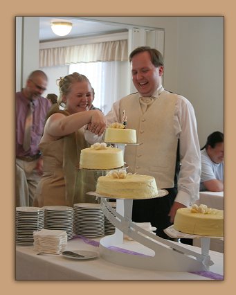 Jenni & Jari, July 8, 2006