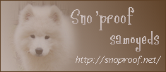 Link logo Sno'proof Samoyeds
